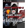 3 juegos en 1 Fight Night Champion Full Game Need for Speed Most Wanted Battlefield 3 Ps3