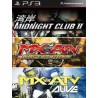 3 juegos en 1 Midnight Club 2 mas MX vs. ATV: Supercross mas MX vs ATV: Alive  ps3