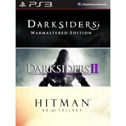 3 juegos en 1 Darksiders mas Darksiders II mas Hitman Trilogy HD PS3