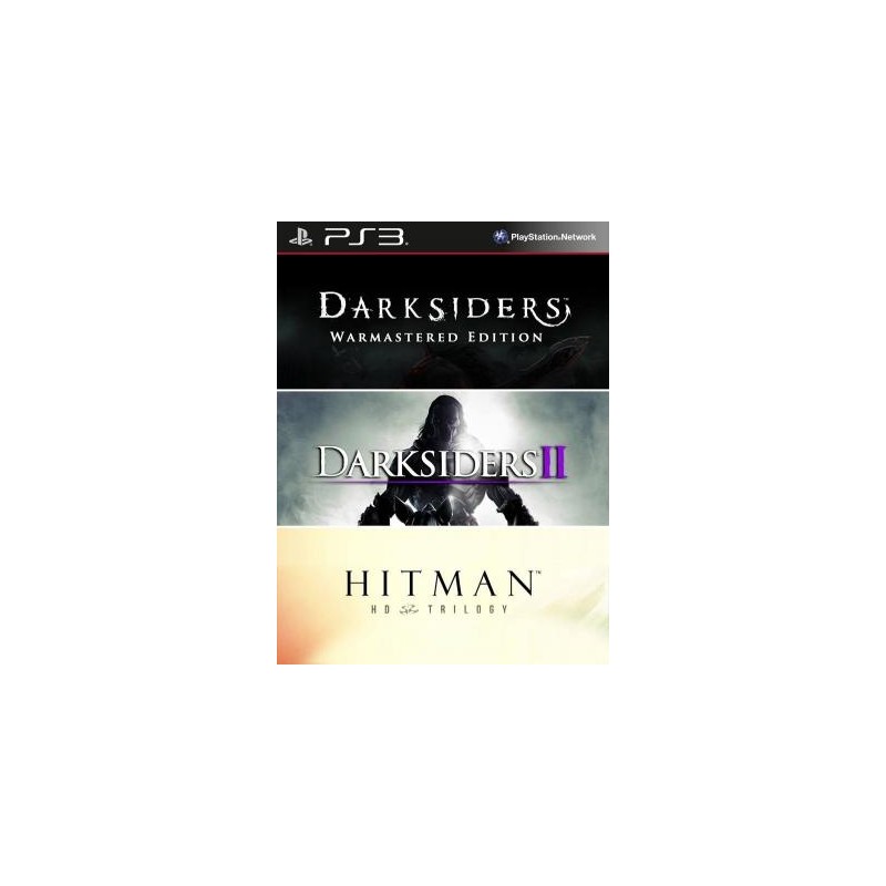 3 juegos en 1 Darksiders mas Darksiders II mas Hitman Trilogy HD PS3
