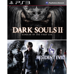 2 JUEGOS EN 1 DARK SOULS II: Scholar of the First Sin + RESIDENT EVIL 6 ps3