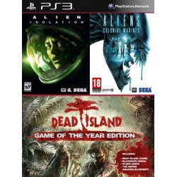 Alien Isolation Mas Aliens Colonial Marines Mas Dead Island Game of the Year Edition Bundle Ps3