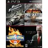 4 juegos en 1 Fast Furious Showdown Mas NBA JAM On Fire Edition Mas Tony Hawks Pro Skater HD Mas Hitman Blood Money HD Ps3