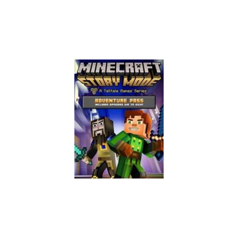 MINECRAFT STORY EPISODIOS DE 6-7-8 MODE ADVENTURE PASS PS3