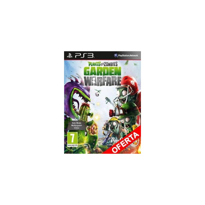 Plants Vs Zombies Garden Warfare PS3