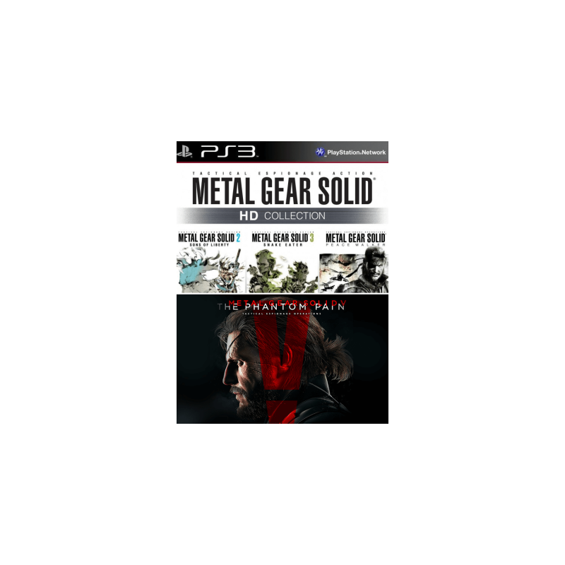 4 juegos en 1 - Metal Gear Solid HD Collection + Metal Gear Solid V: The Phantom Pain ps3