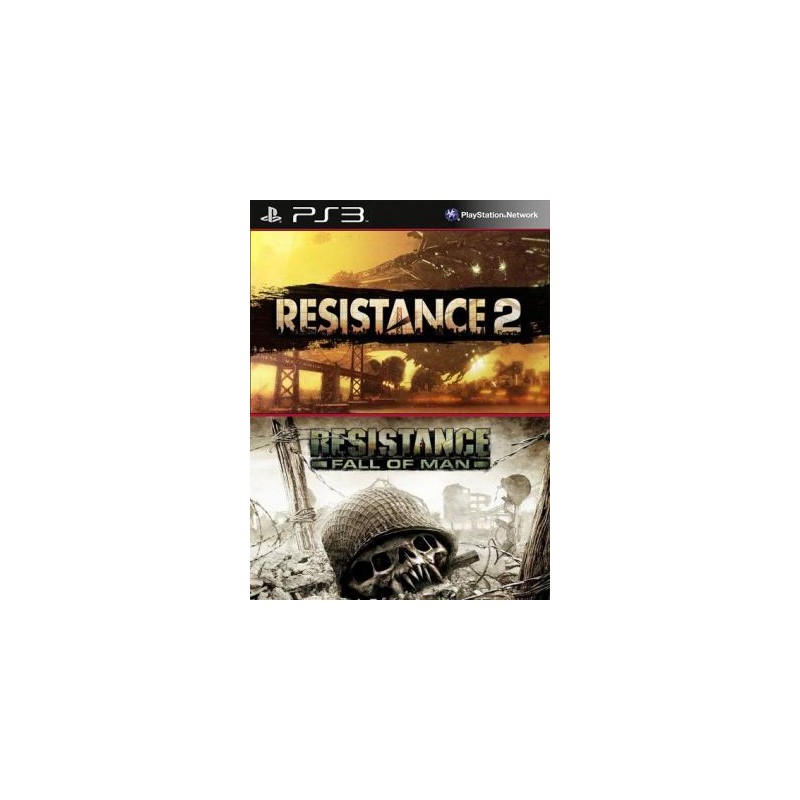 2 JUEGOS EN 1Resistance Fall of Man Mas Resistance 2 PS3