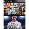 2 JUEGOS EN 1 FIFA 18 MAS GTA V Ps3