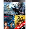 3 juegos en 1 Resident Evil 4 Mas RESIDENT EVIL CODE: Veronica X Mas RESIDENT EVIL 5 GOLD EDITION