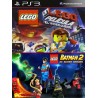 2 juegos en 1 LEGO Pelicula El Videojuego Mas LEGO Batman 2 DC Super Heroes PS3